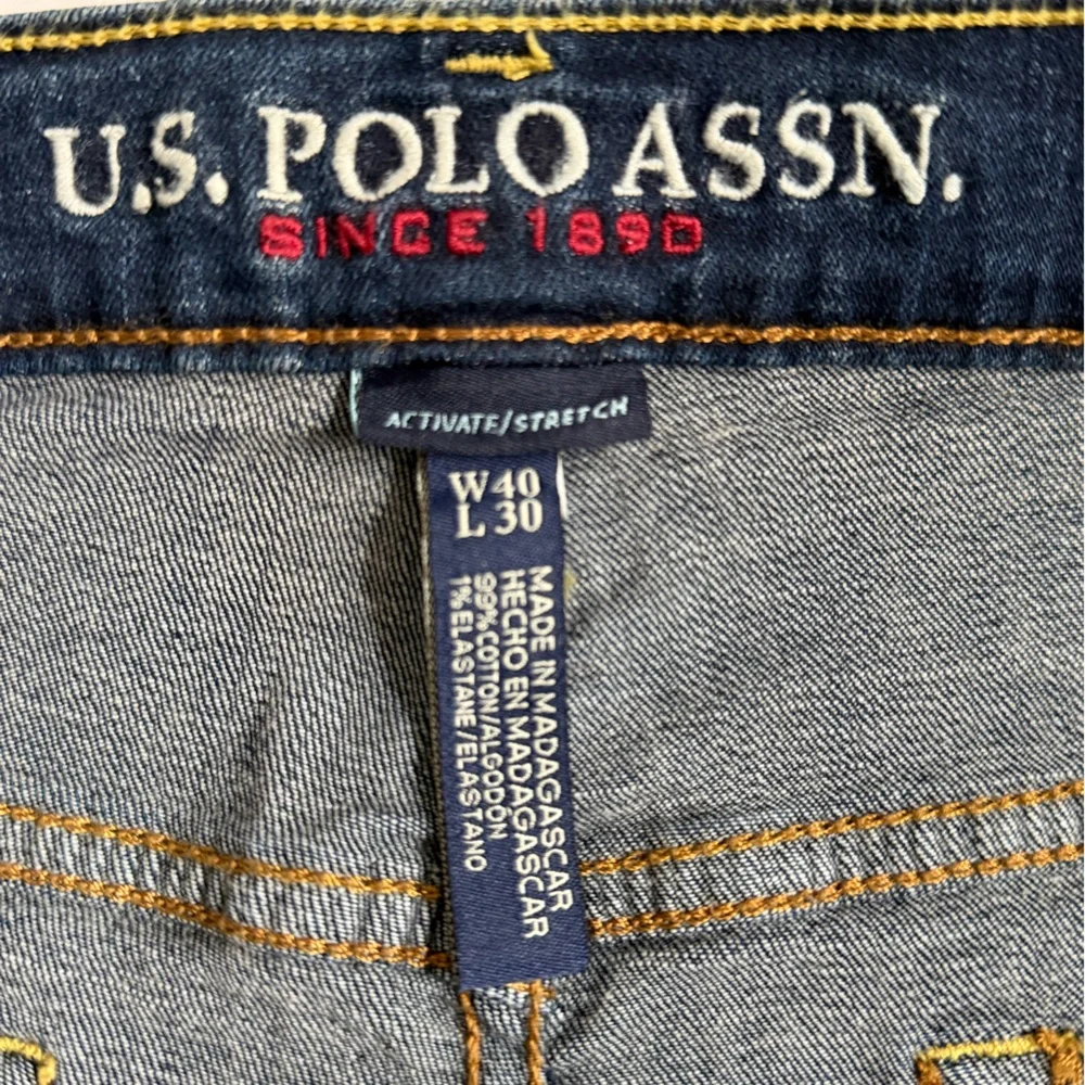 U.S. Polo Assn. Men's Deep Indigo Straight Jeans - Picture 5 of 7